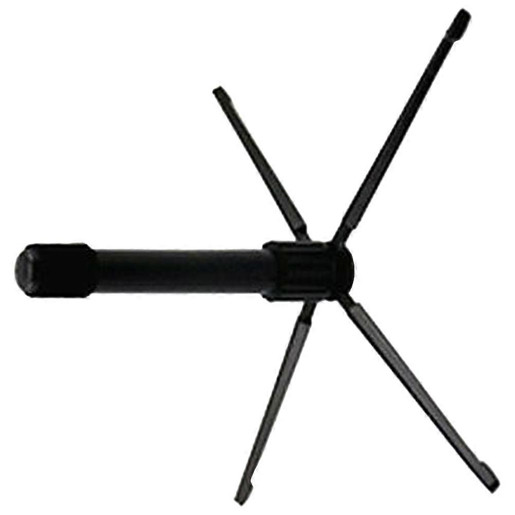 Flute Display Rack Portable Flute Stand Indoor Use 14x2x2cm Metal Simple Design 1Set