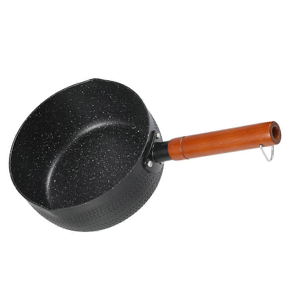 Non-Stick Cooking Pot Ideal For Stewing Chicken And Making Delicious Food For Home Cooks In Ergonomic Black Style 1Set
