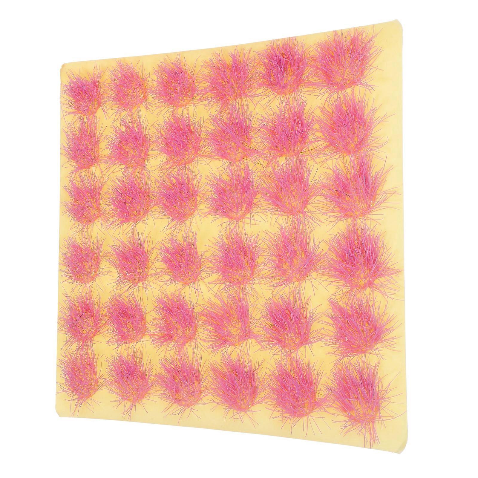 Decorative Flower Cluster Home Decor Enthusiasts Realistic Design Violet Color 1.50X1.50X1.50CM 36Pcs