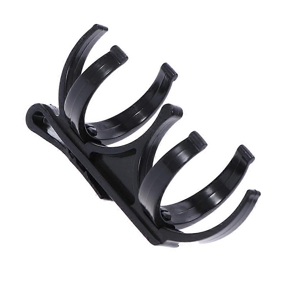 Black Rotatable Golf Balls Clip Made of Plastic for Storage Use with 1pc Golfs Balls Retriever