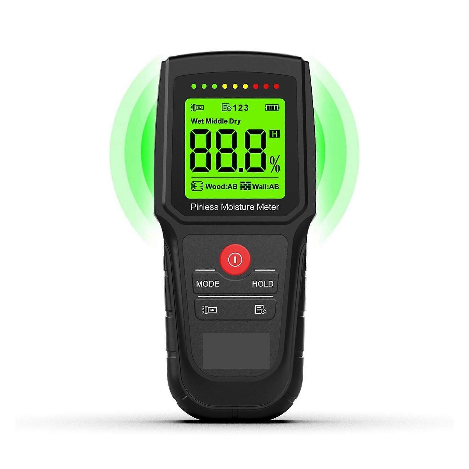 Digital Moisture Meter M80 Pinless Hygrometer LCD for Wood and Concrete Wall Moisture Detection