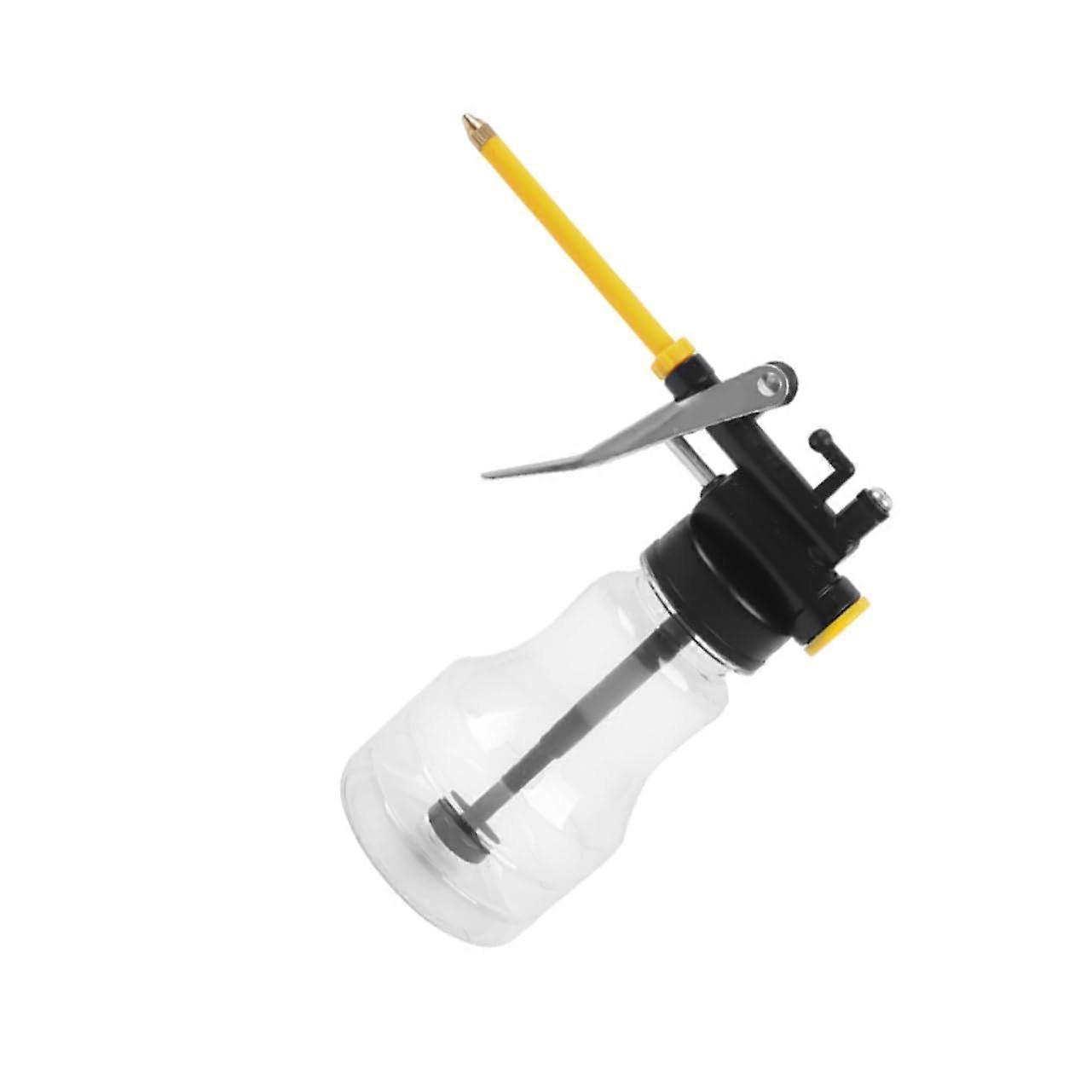Long Beak Oil Can Pump Rechargeable Brake Fluid Change Kit Transparent Plastic Tank Automatic Drain For Car Maintenance