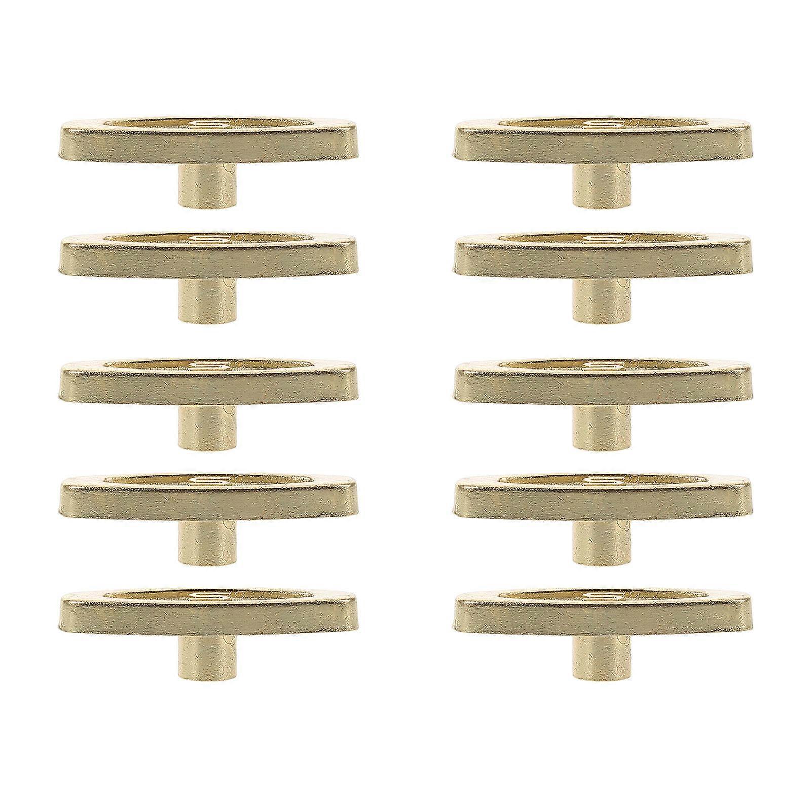 10Pcs Music Box Winding Keys Replacement For Craftsmen T-Shaped Parts With Elegant Design