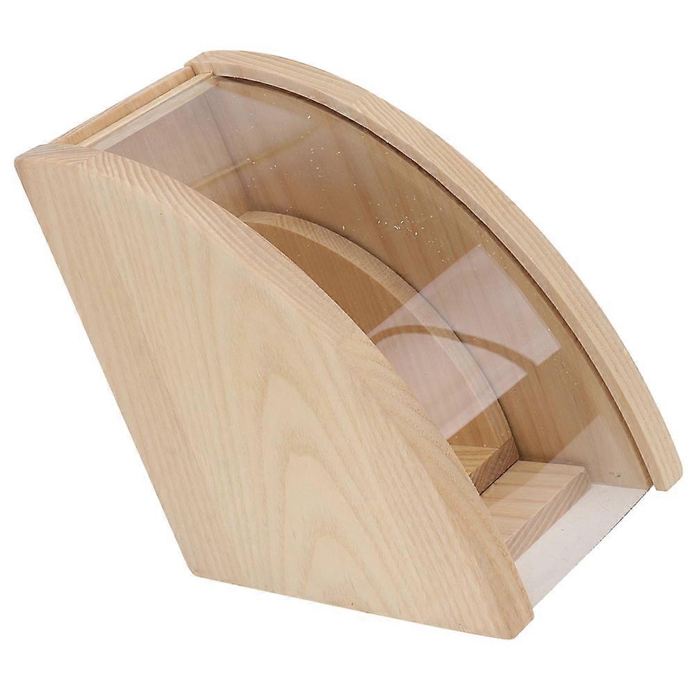 Khaki Coffee Filter Paper Storage Rack Portable Design For Coffee Lovers 1Pack