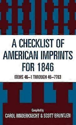 Checklist of American Imprints 1846