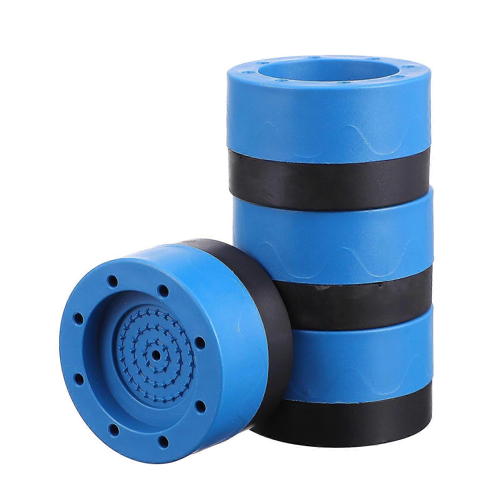Washing Machine Anti Vibration Feet Mats Wet Floor Solution For Washer And Dryer Blue Vibration Absorbing 4Set