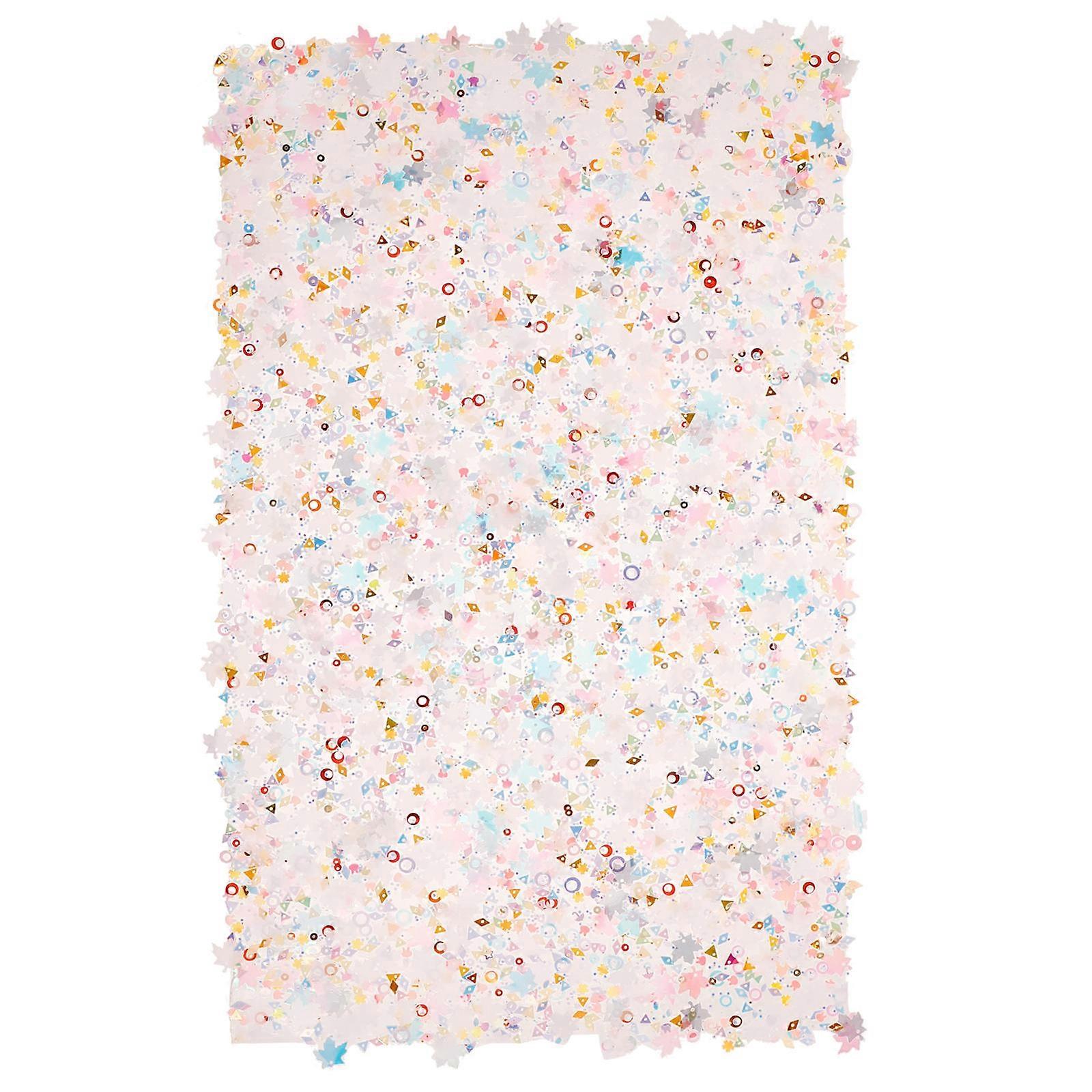 Manicure Cushion with Sequins for Nail Art Experience Plastic Multi 1 Piece 10.2x6.3 Inches