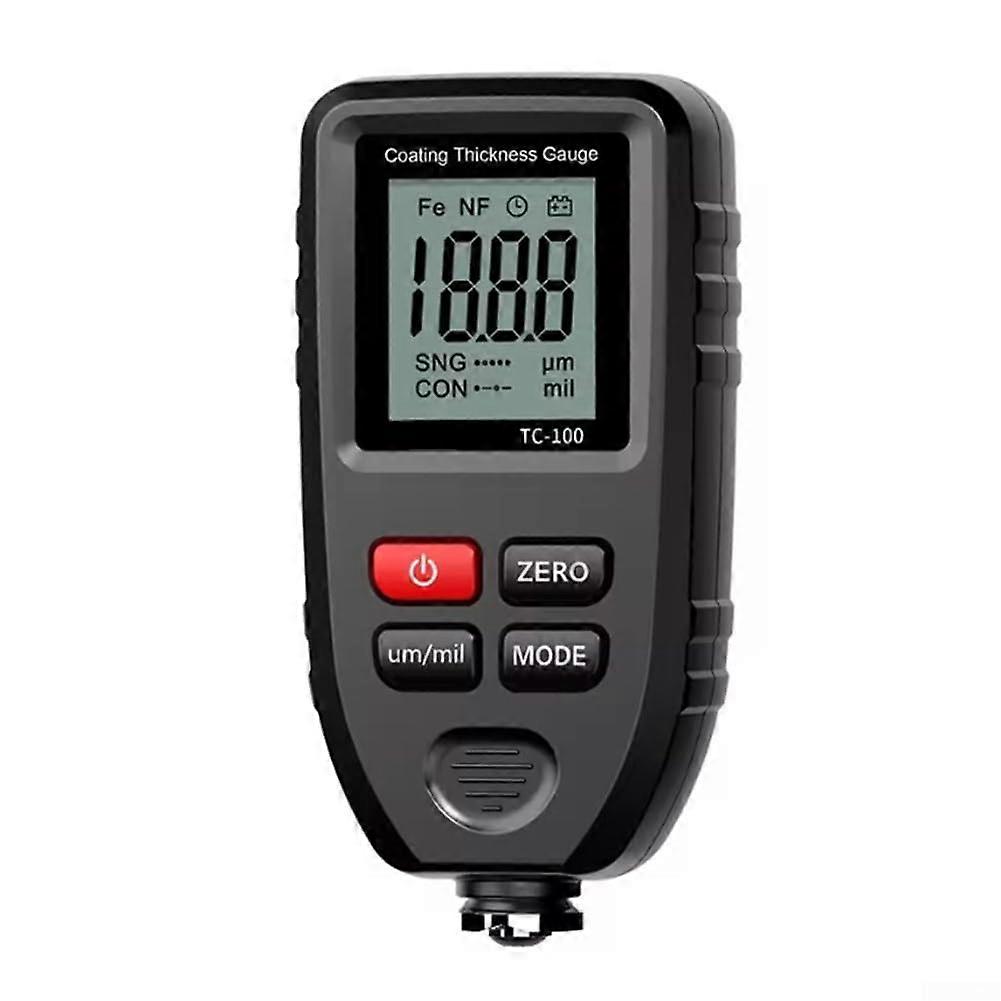 LCD thickness gauge for automotive paint with nondestructive testing functions