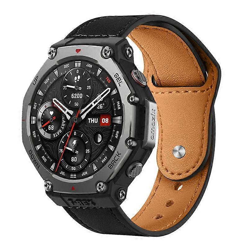 xDfind Rivet Spänne Läder Klockarmband 22mm