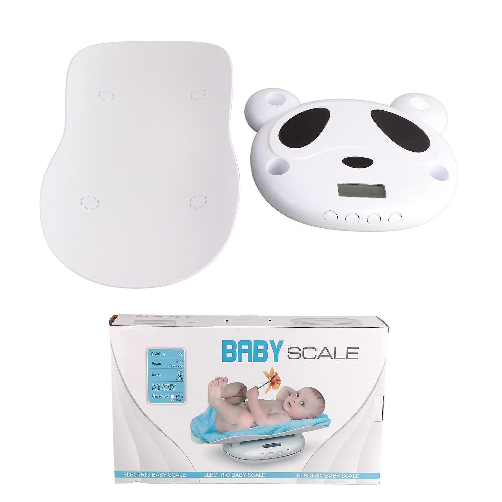 Baby Scale 3 Unit Conversion 60kg Load Bearing LCD Infant Scale with Removable Tray Baby Weight Scale for Toddler Newborn