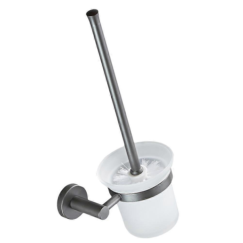 Toilet Brush with Holder, Soft Bristles for Deep Pipe Cleaning and Freshness