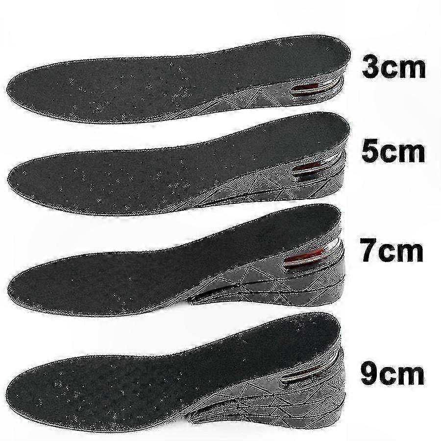 Adjustable Height Insoles, Invisible Shoe Inserts for 3-9 cm Lift, Comfortable Padding Solution