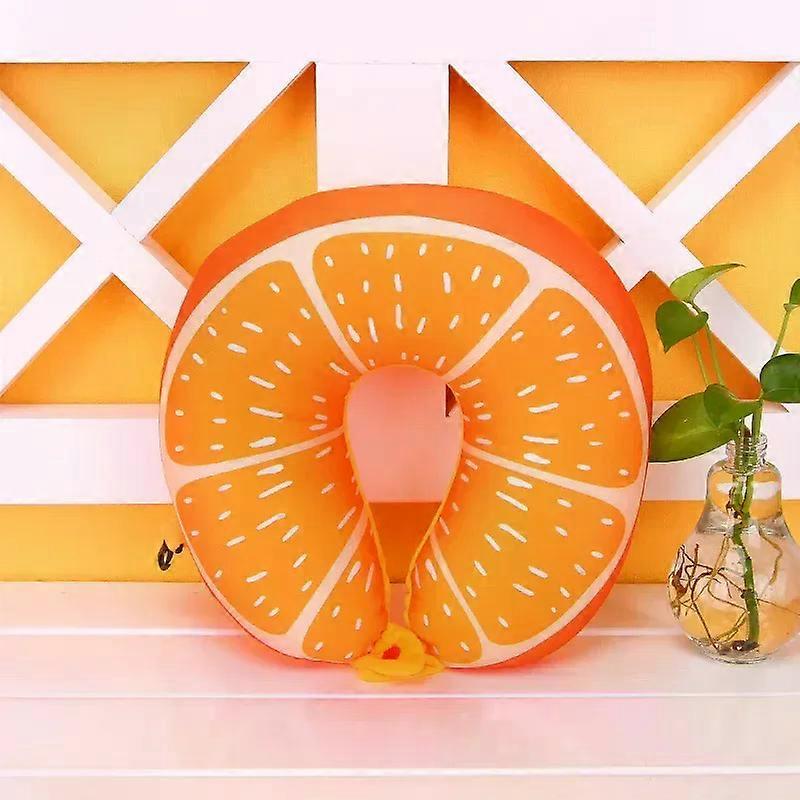 U Shape Memory Foam Pillow Plane Fruits Watermelon Shape Traveling Airplane Pillow U-shape Neck Pillows