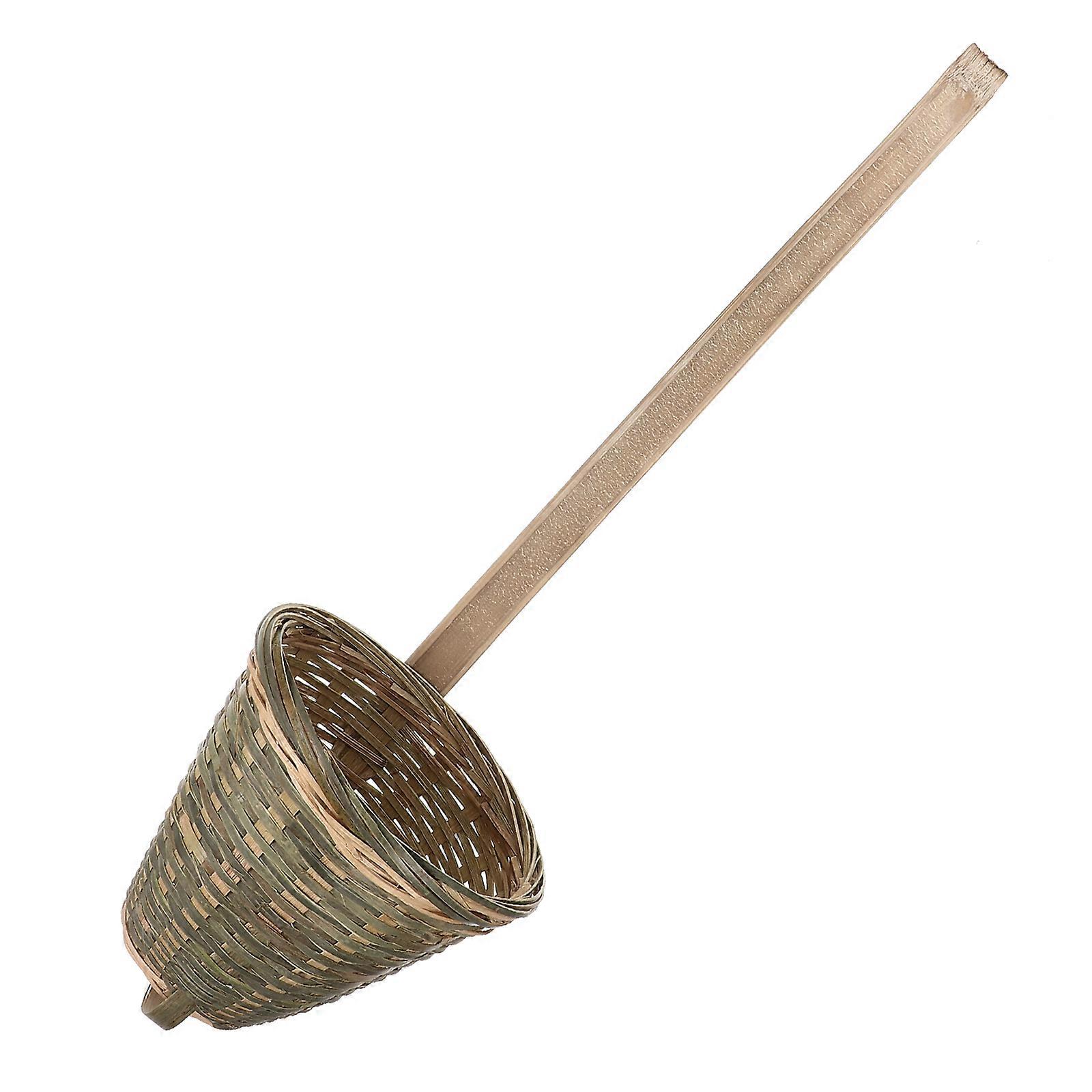 Multi Color Bamboo Cooking Strainer For Hot Pot 47X13.5X12.5CM Practical Kitchen Gadget 1 Piece