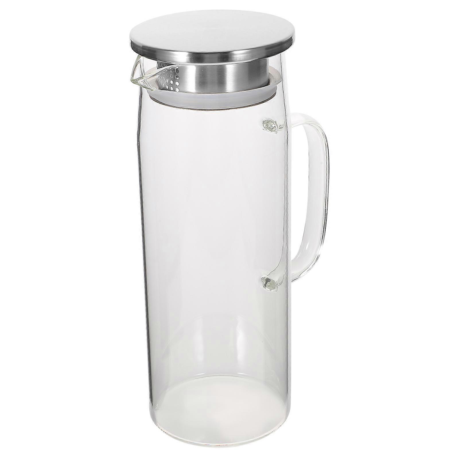 It looks like you're describing a product listing for a **glass kettle/teapot** with specific features. Here's a refined and professional version of