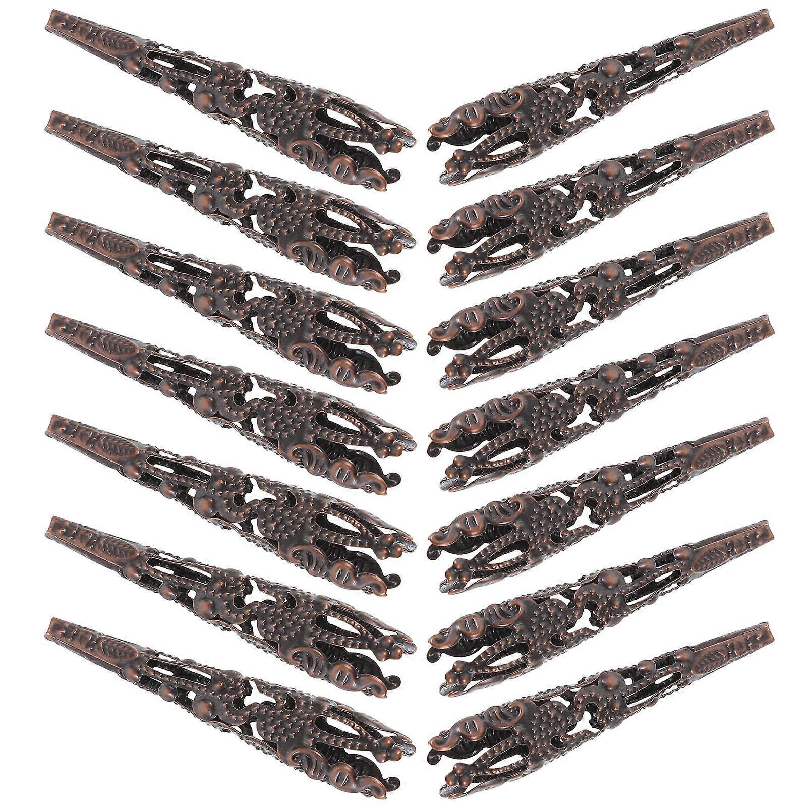 Cone Shaped Bead Caps For Jewelry Making Crafts Light Brown Functional Bead Separator 120Pcs