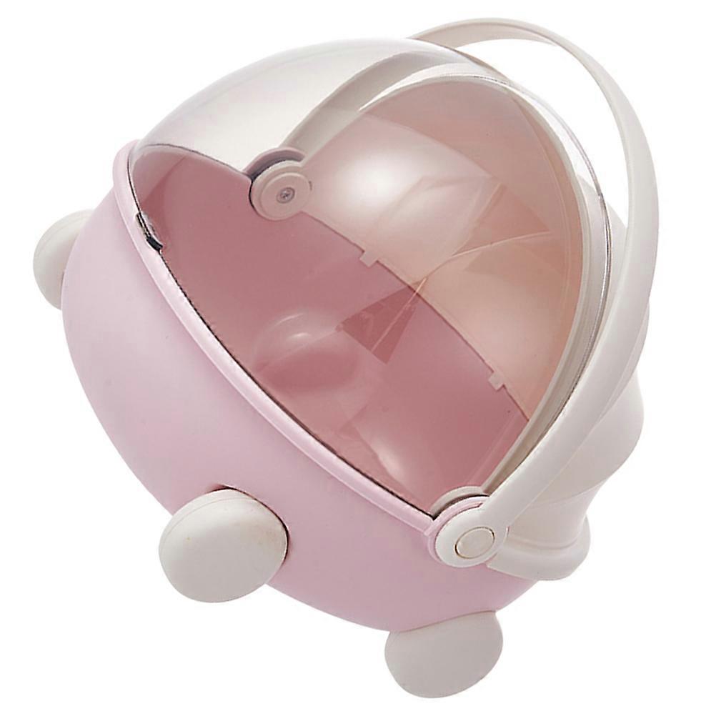 Decorative Storage Box Baby Stroller Shape Indoor Use Pink Design 1Set