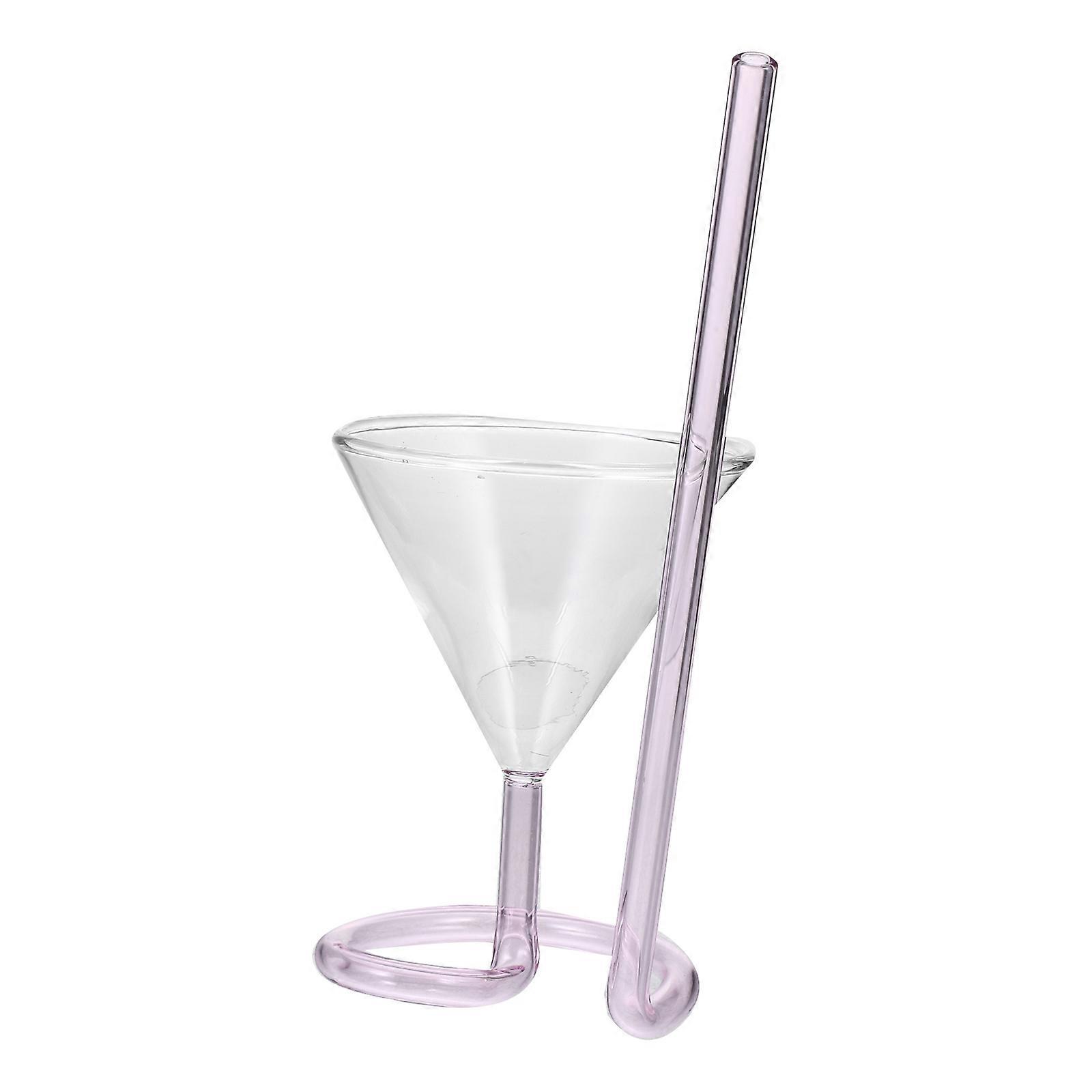 Elegant Pink Cocktail Glass for Cold Beverages – Versatile Drinkware for Home, Office, and Celebrations