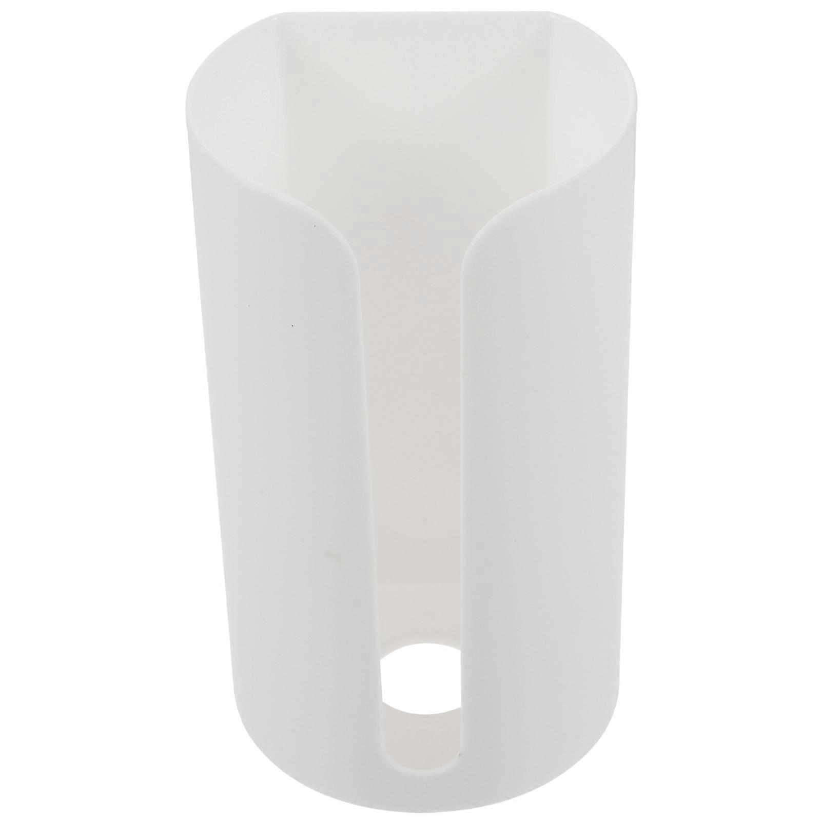 Wall mounted tissue box holder made from ABS plastic white pull out design fits standard size tissue rolls
