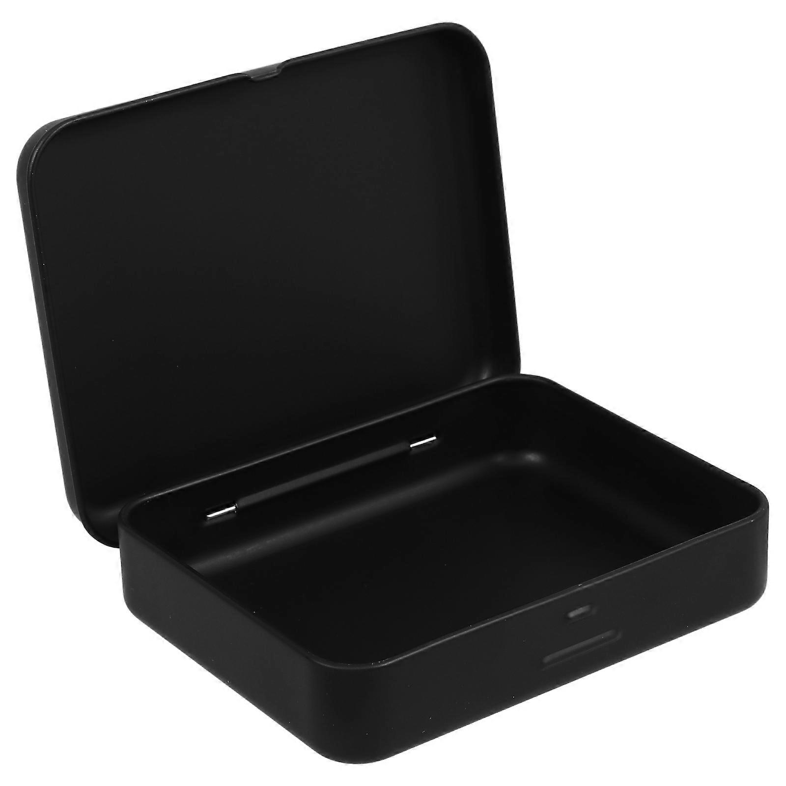 Portable Tin Storage Box Suitable For Collectors And Travelers Slim Design With Privacy Protection 1 Set