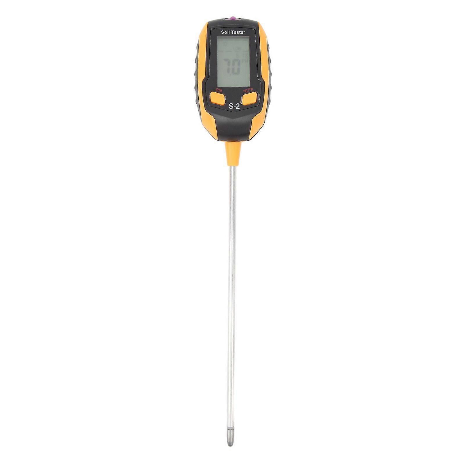 Soil Meter 5 in 1 Soil Moisture Temperature PH Illuminance Environment Humidity Tester Accurate Results Easy to Use for Garden Lawn Farm Plants