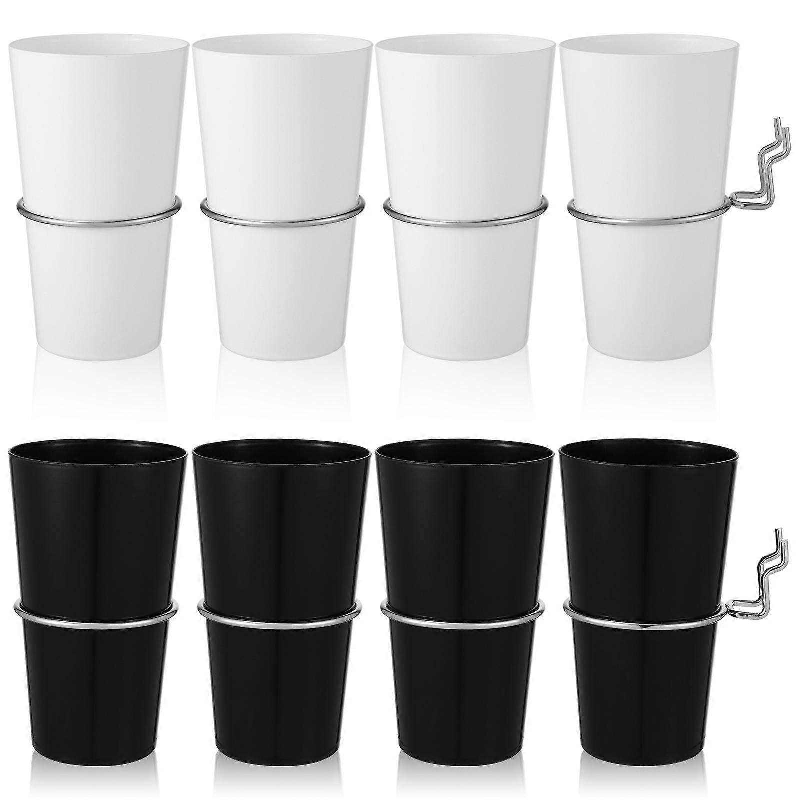 1 Set Pegboard Cups with Hooks for Storage Craft Tools Organization in Assorted Colors