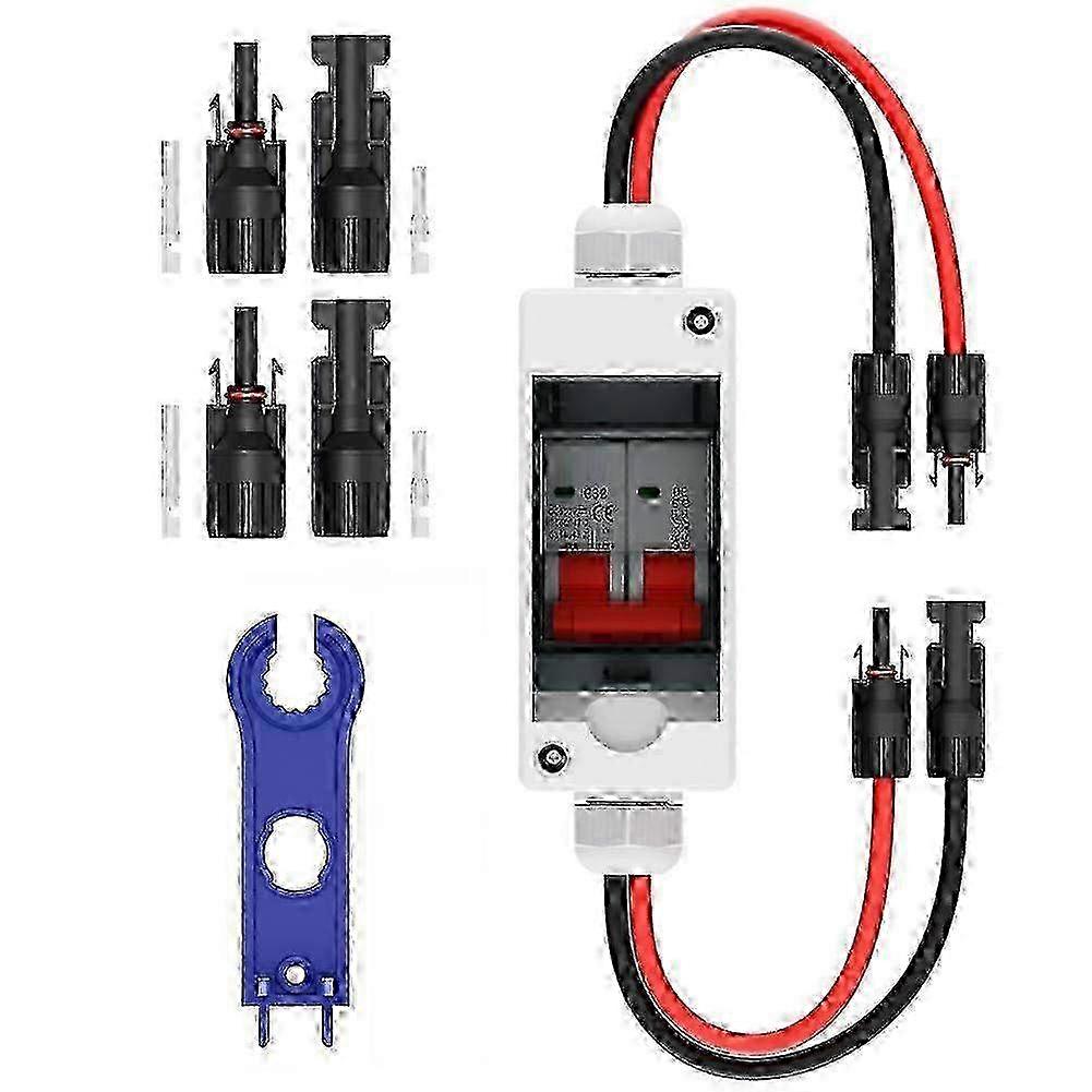 32A DC 1000V IP65 Waterproof Solar Panel Disconnect Switch for PV System Breaker Box with Safety Protection