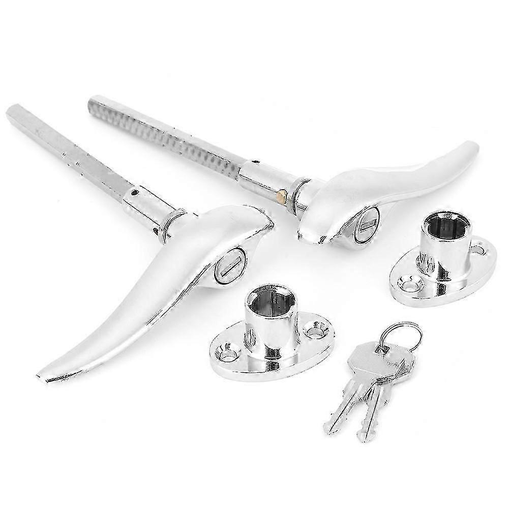 フォード 3 ウィンドウ クーペ 1932-1934 エクステリア ロック用ステンレススチール ハンドル