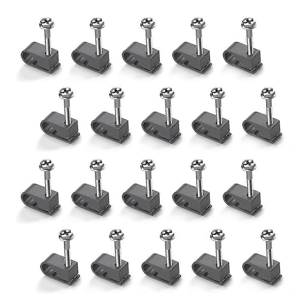 Wire Clips, Single Cable Wall Clip, Single Cable Screw Clips, Single Coaxial