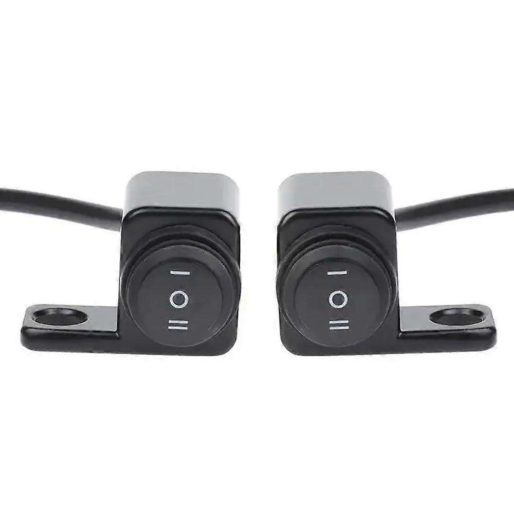 Multifunction switch for modified motorcycles, with plastic mirror base headlights and spotlights (Right Hole).