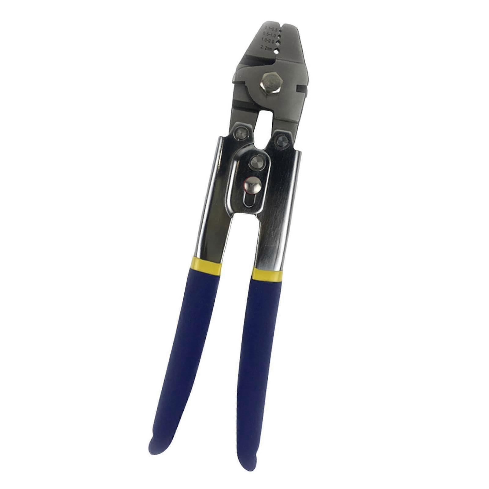 Stainless Steel Crimping Tool for Wire, Multifunctional Wire Compression Tool, Cable Crimping Tool for Electrical Wires