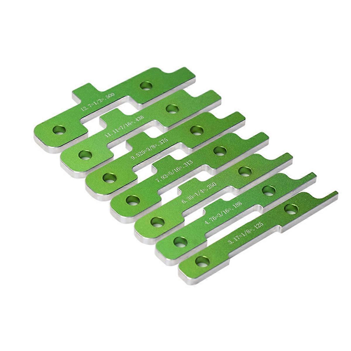 7PCS Gauge Setup Blocks Woodworking Set Up Bars for Woodworking Table Saw Height Gauge Measuring Block