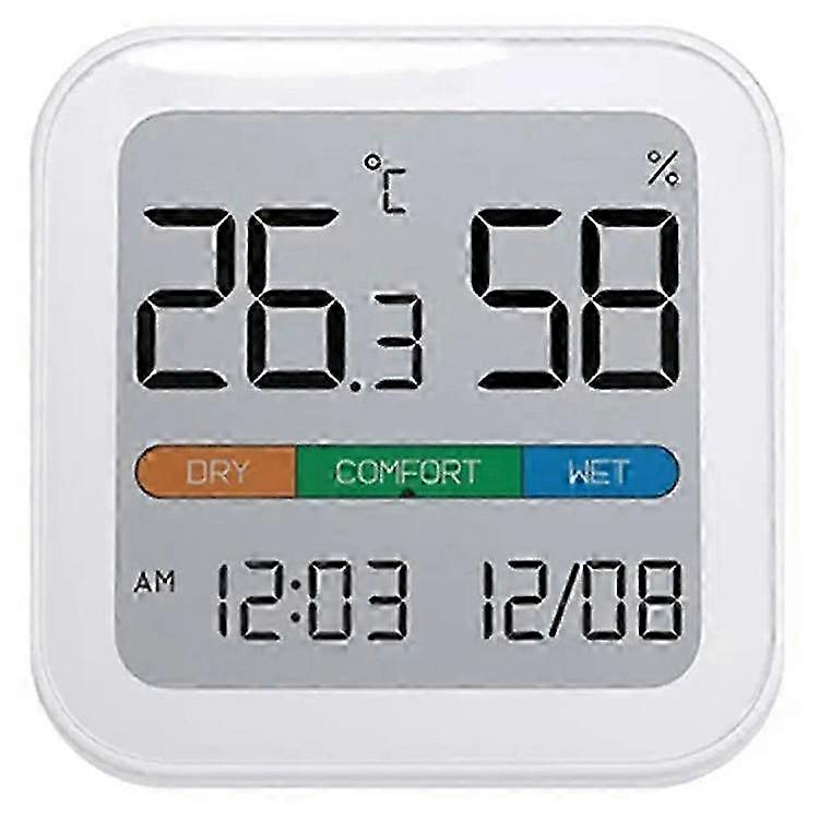 LCD Screen Time Date Display Thermometer Hygrometer for Xiaomi Products - MIIIW MW22S06 Compatibility