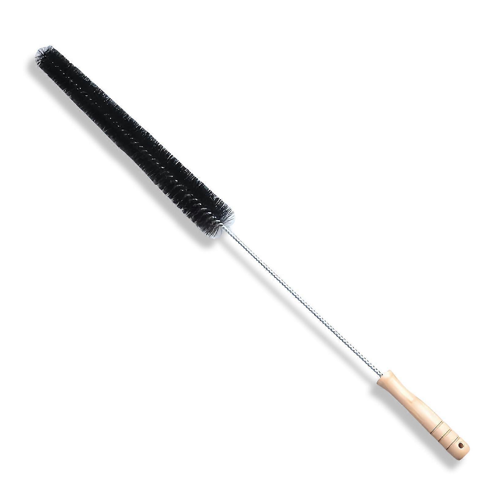 Radiator Cleaner Brush, 80CM Flexible Duster with Wooden Handle for Deep Cleaning Heaters, Dryer Vents