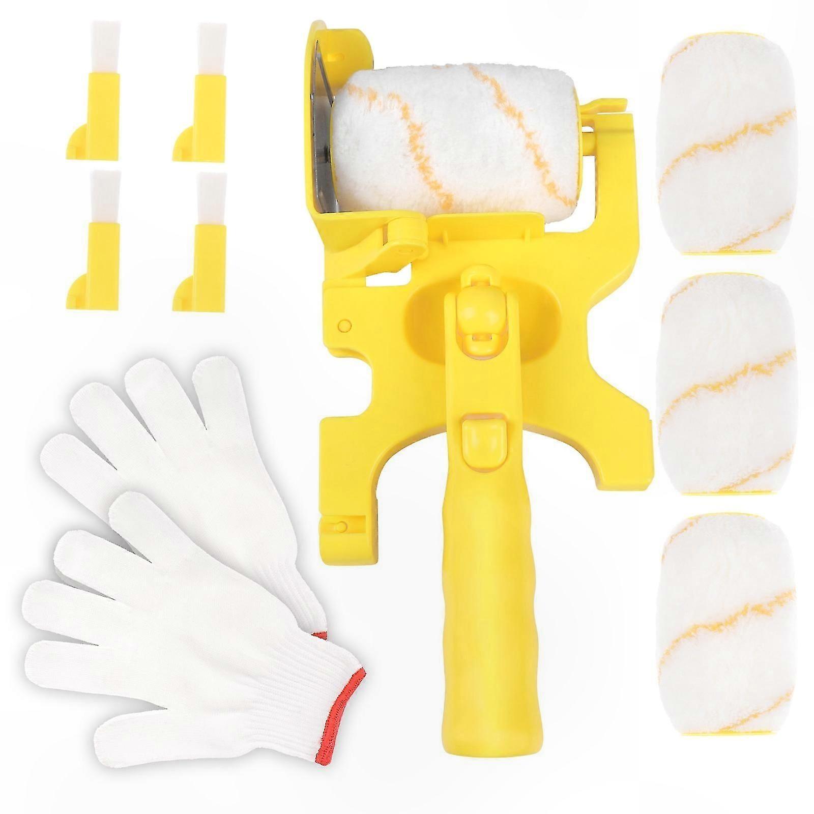 Multifunctional 11-Piece Paint Roller Brush Kit for Home Projects