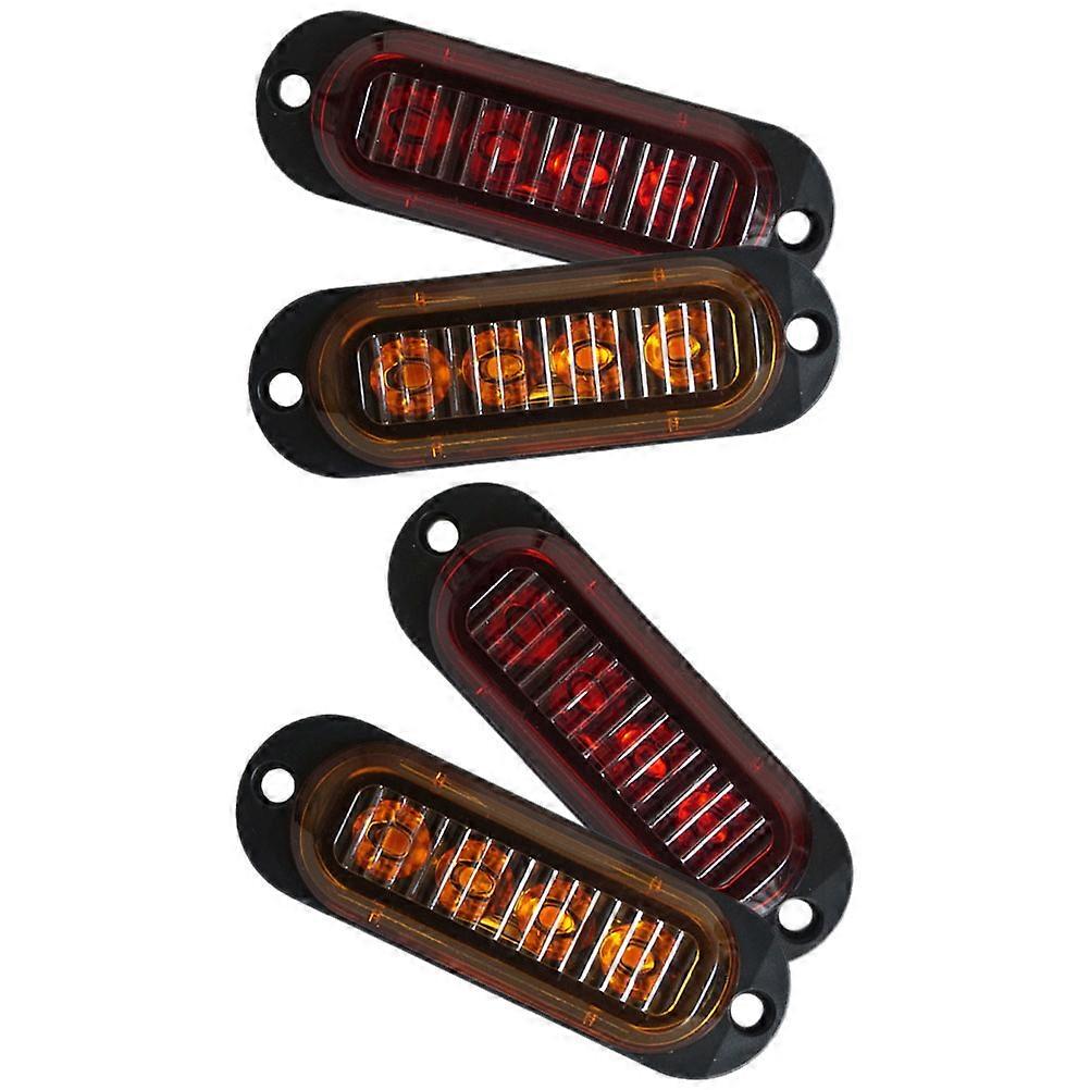 Marker Light for Van Trailer and Trucks Pc Abs Material Assorted Color Warning Light Function 4Pcs