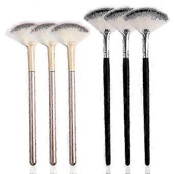 6er-Pack Soft Slim Mask Pinselapplikator für Glykolsäure-Peeling-Gesichtsmaske und Fächerpinsel-Set