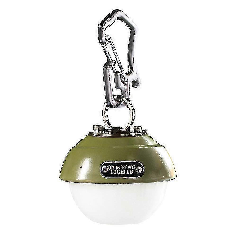 Outdoor Camping Lantern with 3 Light Modes, USB Charging & Emergency Function in Strawberry Army Green