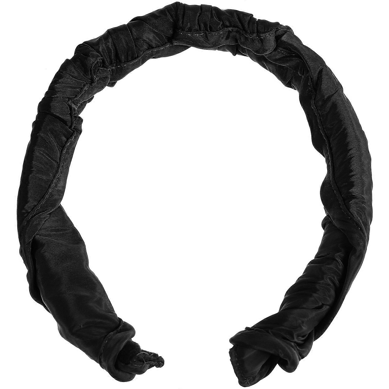 Travel Sun Hat Wide Brim Shell Shape Black Foldable Sun Protection 1Pcs