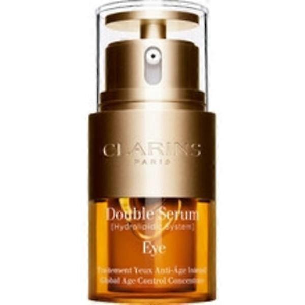 Clarins - Sérum Double Yeux 20ml, produit de soin pour le contour des yeux, réduire les rides