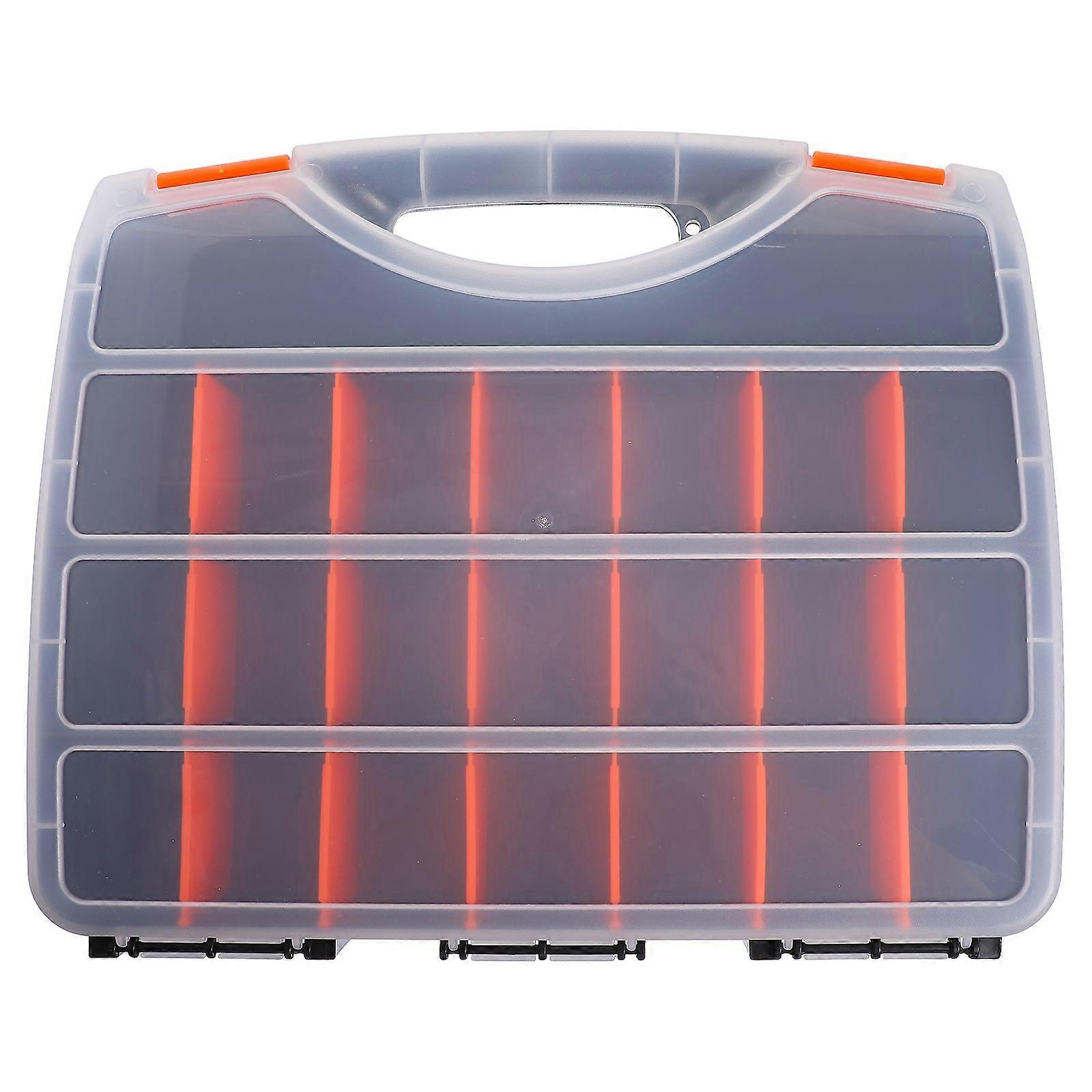 1pc Multi-grid Storage Box Practical Work Bin Small Items Storage Container