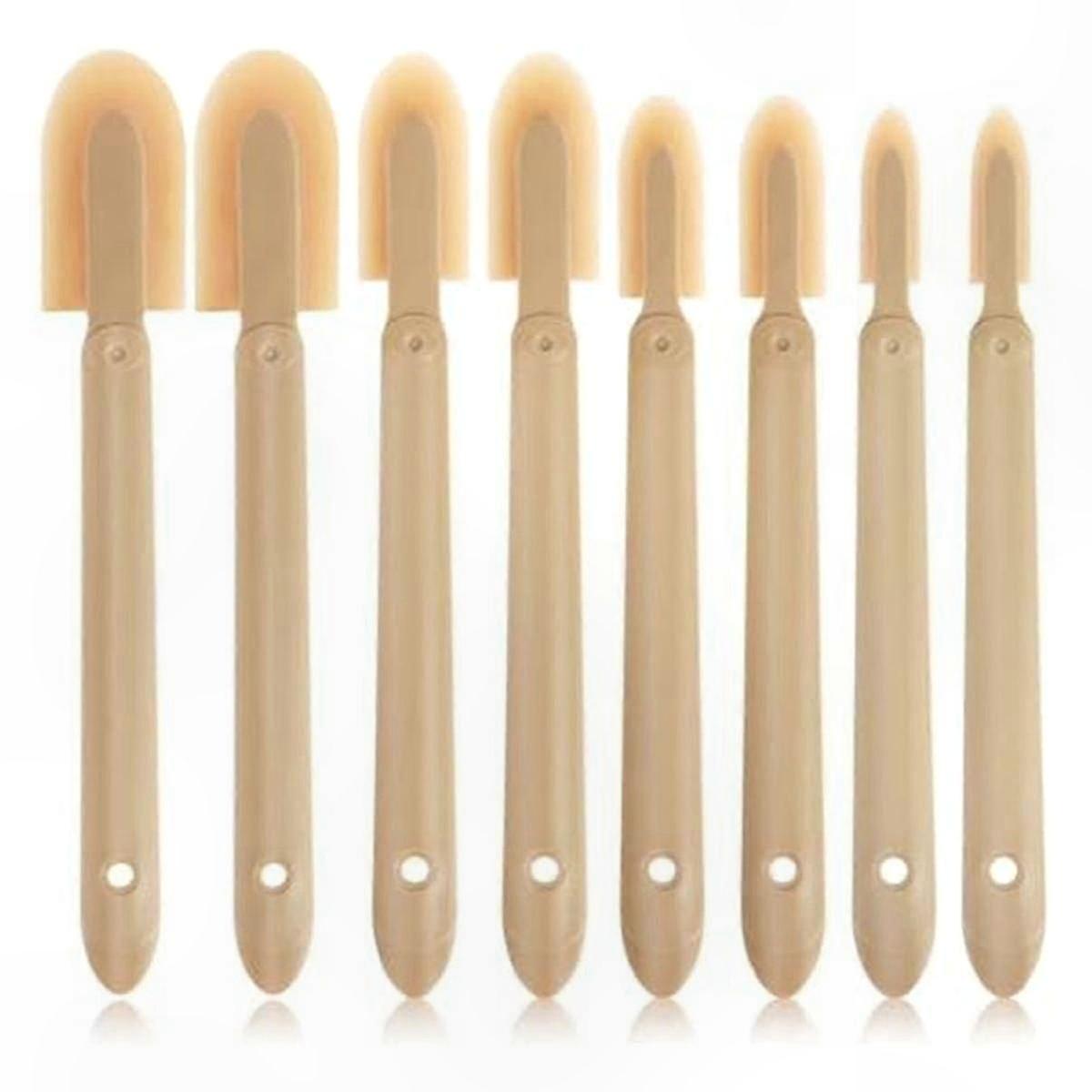 8-Piece Reusable Rubber Caulking Tool Set for Smoothing, Spreading, and Finishing Bricks, Skirting, and Kitchen Projects