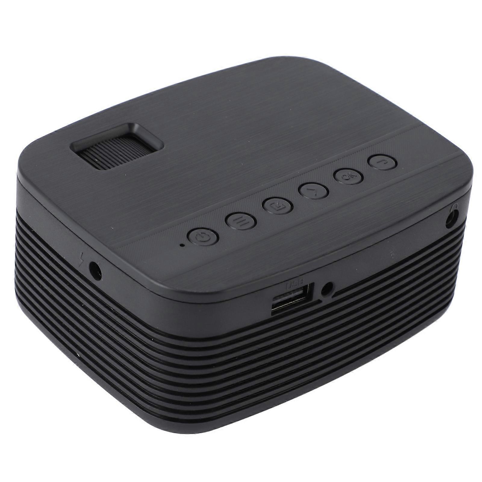Portable 1080P Bluetooth Projector 114x91x51mm EU Plug