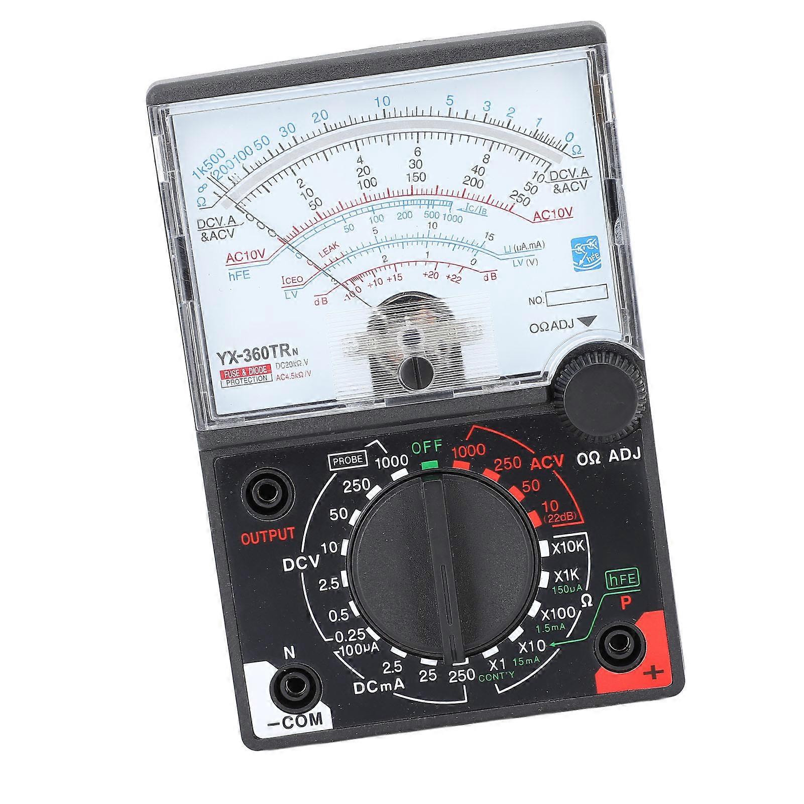 YX 360TRn High Accuracy Analog Pointer Multimeter for Electrical Repair
