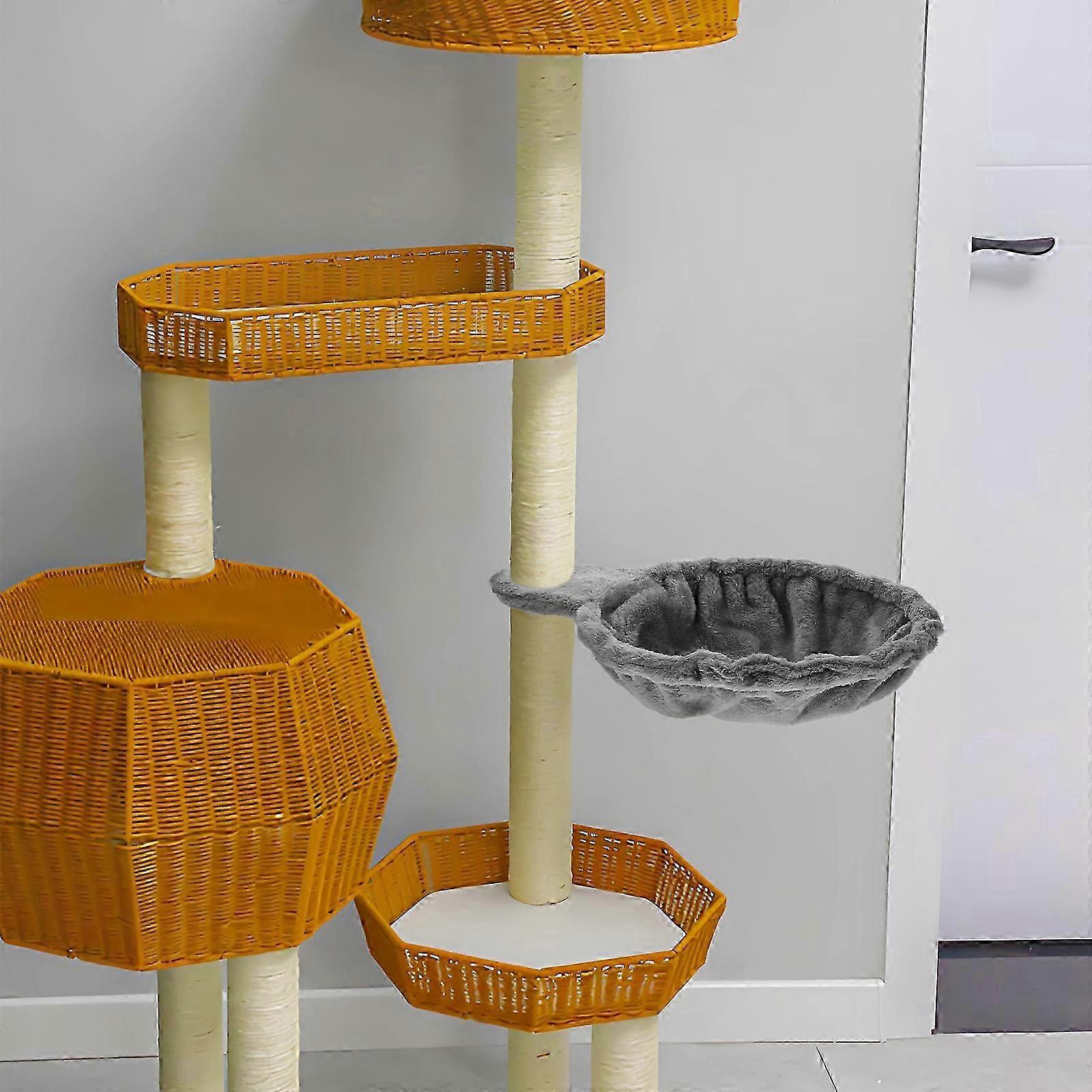 Cat Hammock for Tree Tower, DIY Lint Hammock for Feline Rest and Relaxation