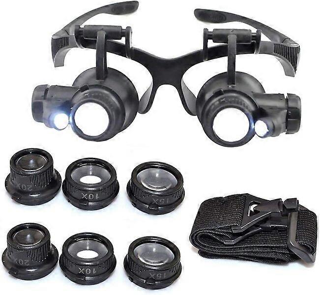 Jewelry magnifier, suitable for multiple scenarios, interchangeable between headband and handheld