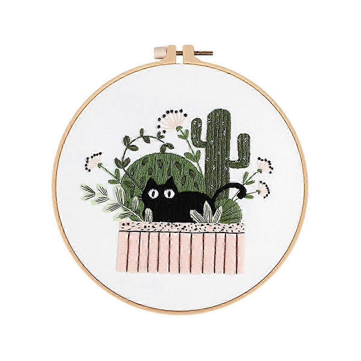 5 Sets Embroidery Kit for Adults, Embroidery Kit for Beginners