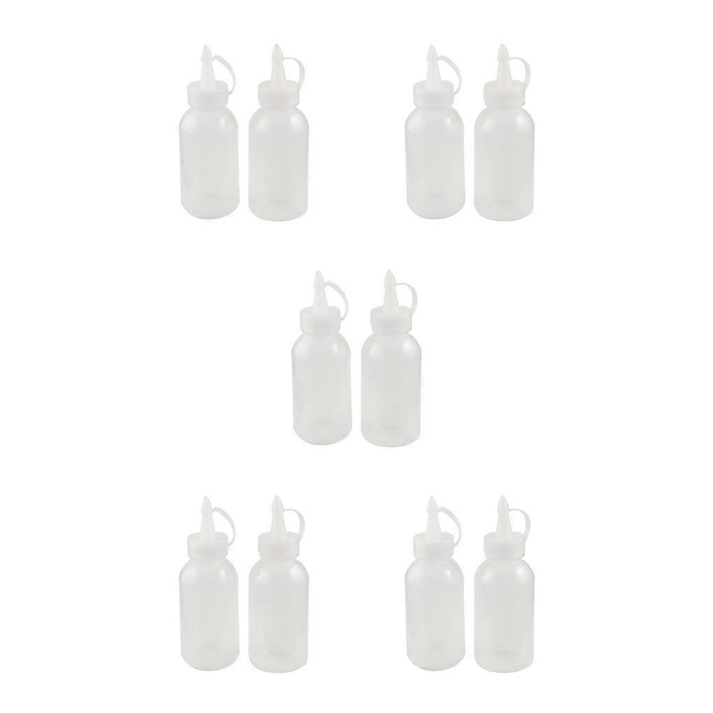 1/2/3/5 2pcs 100ML Squeezer Bottles Home Kitchen Tool Tip Head Cooking Sauce Holder