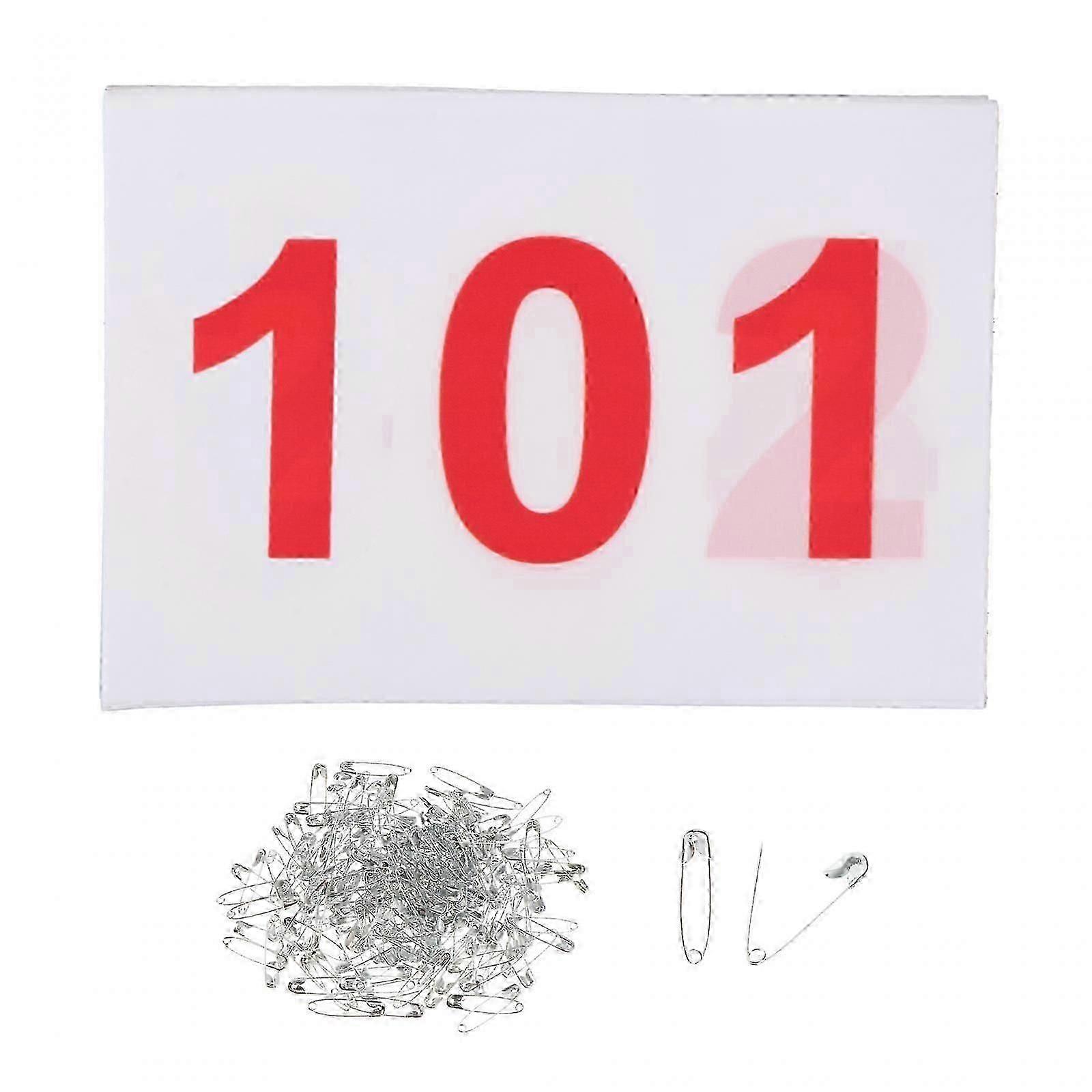 100 Pieces Running Bibs Numbered Race Bibs 100 Numbers Athlete Race Numbers 001 to 100