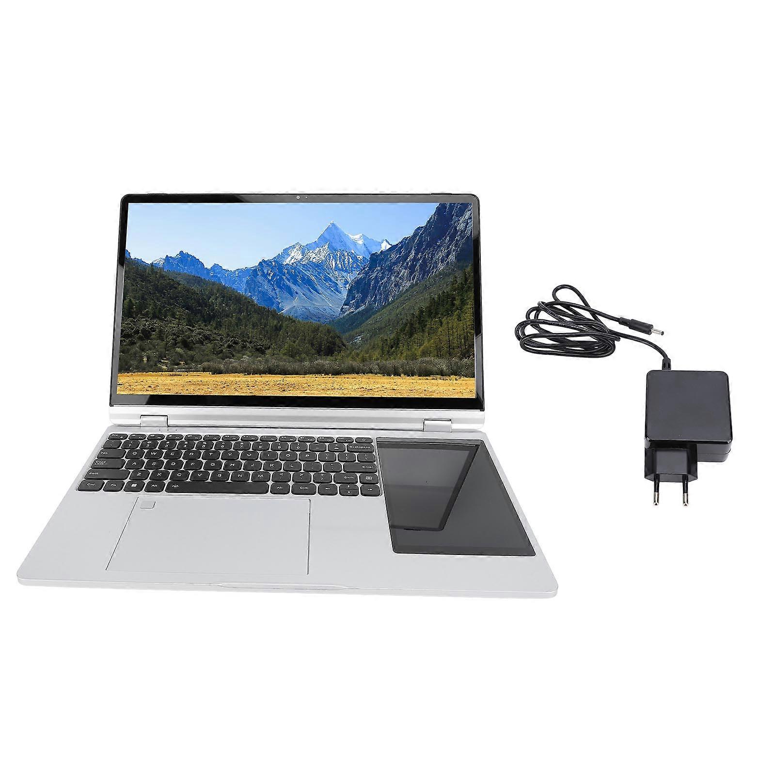 Double Screen Touch Laptop with Fingerprint Unlock, 32GB RAM, 512GB SSD, 15.6 Inch IPS Display